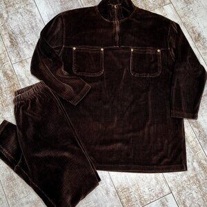 Jones New York Velour Top & Pants